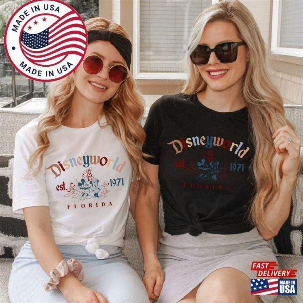 Disneyland Florida Disney Est 1971 Matching Family Vacation Unisex T-Shirt